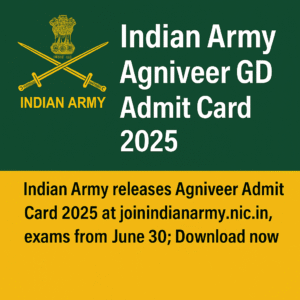 Indian Army Admit Card Download